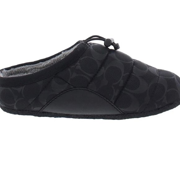 COACH ROCHELLE SLIPPERS BLACK NWB - Picture 5 of 9